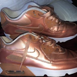 Rose gold Nike air max